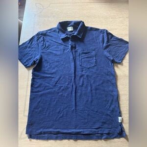 TODD SNYDER Men's Navy Blue Polo Shirt